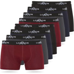 Hipsters voor heren - Comfortabele boxershorts in donkerblauw (4/8-Pack)