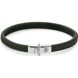 Armband - Zilver/Leder | Rebel & Rose