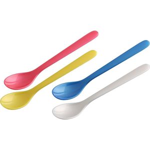 Praktische Eierdopjes en Lepels Set voor Ontbijttafel in Kleurrijke Variaties