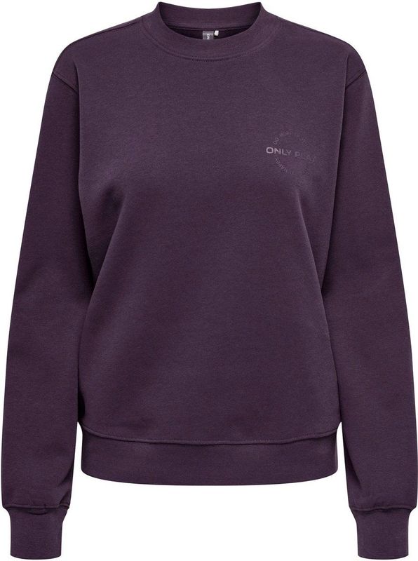 Onpjoni - Sweatshirt - O-hals - Lange Mouwen - Loose Fit - Geborsteld Aan De Binnenkant