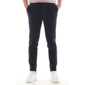 Chino Mott Structuur Navy (162294 - 0217)