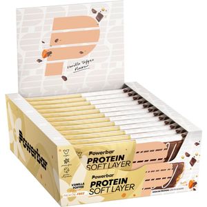 Powerbar Protein Soft Layer -  Eiwitrepen -  Vanille Toffee - 12x40g