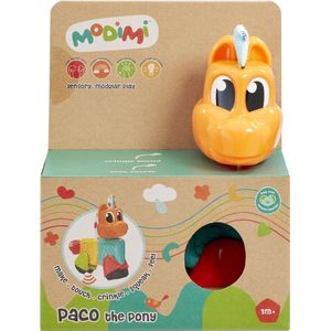 Modimi Paard - Speelfiguur - Educatief Baby Speelgoed Voor Kinderen Vanaf 3 Maanden
