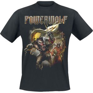 Powerwolf Sinners Of The Seven Seas Heren T-shirt - zwart - 4XL