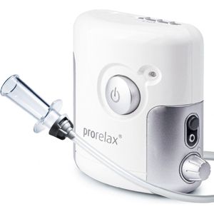 prorelax cuppingmassager SENSITIVE | Anti-cellulitisapparaat voor mooie en gezonde huid | Elektrische cuppingmassage | Incl. 3 zuignappen van verschillende grootte | Instelbare zuigkracht