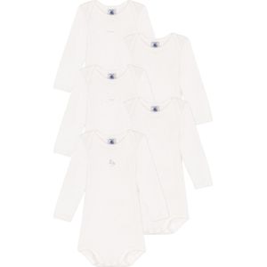 Petit Bateau - Set van 5 - Rompertjes - Unisex - Lange Mouwen - Konijnenprint