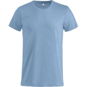 Basic-T bodyfit T-shirt 145 gr m2 lichtblauw