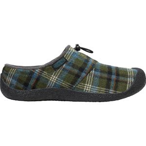 Keen Howser III Slide Heren Slip-On Green Plaid/Black Maat 42