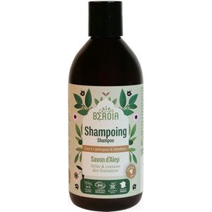 Cosmos gecertificeerd Biologisch Aleppo zeep shampoo en conditioner voor vet haar - laurierbessen - Brandnetel - antibacteriële en schimmelwerende eigenschappen 300ml