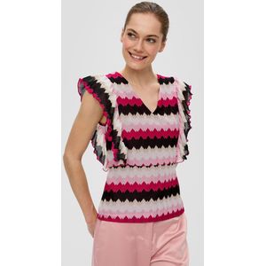 s.Oliver BLACK LABEL Shirt  beige / bruin / pink