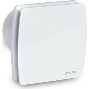 Badkamerventilator 100 mm met terugslagklep - Stille moderne ventilator voor badkamer