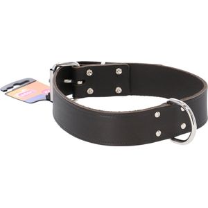 Adori Halsband softleder met print xl Donkerbruin 40mmx70 cm