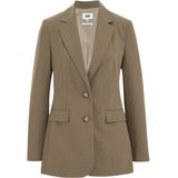 WE Fashion oversized blazer bruin