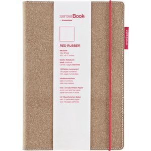 SenseBook Flap 21x14cm Blanco Papier - Professioneel Notieboek - Notitieblok In Lederen Hoes