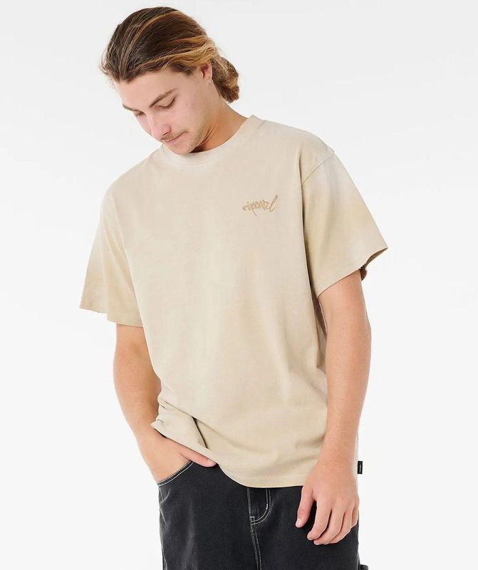 Rip Curl - Medina Distressed T-shirt - Khaki Sand