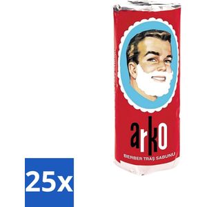 Arko - Scheerzeep - Verzorgt en Beschermt de Huid - 75 ml - Bulkverpakking - 25 stuks