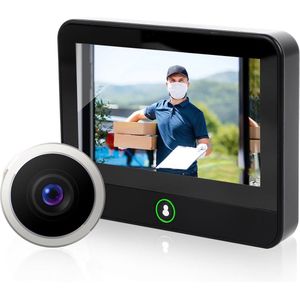 Digitale deurspion met 1080p camera breed zicht auto-imaging thuiskantoor eGuard Spy Camera