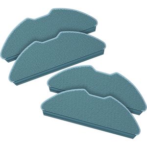 Philips 2000 en HomeRun 3000 Aqua Dweilpads (4 Stuks, Plus.Parts® alternatief voor XV1430/00)