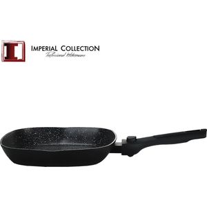 Imperial Collection grillpan inductie met afneembare handgreep en schenktuit - Ø 28 x 4,5 cm