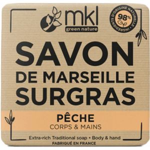 MKL Green Nature Perzik Supervet Marseille Zeep 100 g