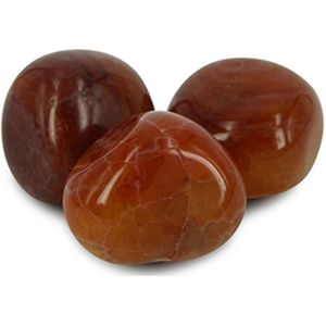 Agaat vuur trommelstenen 100 gr. (mt3)