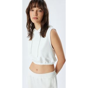 Capuchon kraag Met drukwerk Sweatshirt