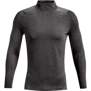 Under Armour CG Armour Fitted Mock-Charcoal Light Heather Zwart