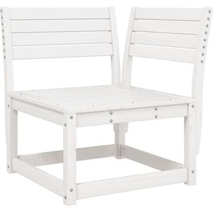 The Living Store Tuinbank Massief Grenenhout - 73 x 73 x 78 cm - Waterbestendig Tuinbank - Lounge Bank - Grenenhout - Buitendecoratie - Outdoor Furniture - Balkon Meubel