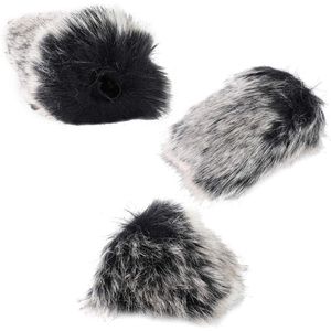Fur Windshield Muff - Microfoon - Winddicht - Fur Cover voor Interview - Fotografie - Buiten(S)