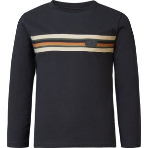 Noppies Kids Boys tee Warrensburg long sleeve Jongens T-shirt - Asphalt - Maat 92