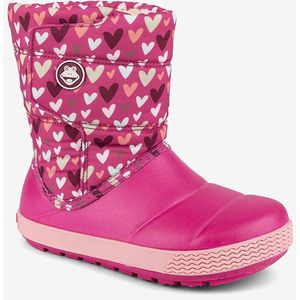 Winterlaarzen voor kinderen coqui miki magenta/poederroze harten 25