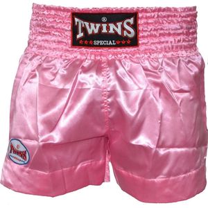 Twins Kickboks Shorts Muay Thai TTE 006 Roze Kies hier uw maat Twins Muay Thai Shorts: L - Jeans maat 32
