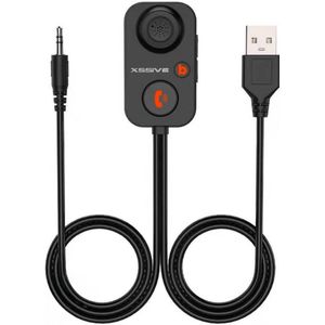 Xssive AR04 Bluetooth Receiver Auto - Bass Boost Mode - Ingebouwde Microfoon met Ruisonderdrukking - Automatische Handsfree mode