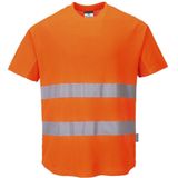 Portwest - C394 - T-shirt - Oranje - Katoen Comfort met Mesh Insert