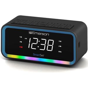 Slimme AM/FM Wekkerradio met Led-Display en USB-C Opladen
