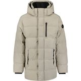 No Excess - Winterjas - Stone Grey - Gewatteerde Jas - Warm Gevoerd