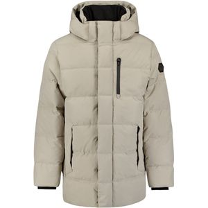 No Excess - Winterjas - Stone Grey - Gewatteerde Jas - Warm Gevoerd