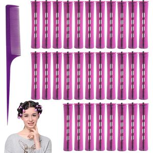 Haarrollers Set Diameter 5mm Kruller Permanente Haarkrulspelden - Prachtige Krullen zonder Schade aan uw Haar