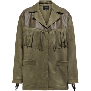 Only - Onlfrange Life - Jas - CUB - Imitatieleer met Franjes