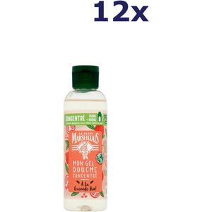 12x Le Petit Marseillais - douchegel concentré grenade bio