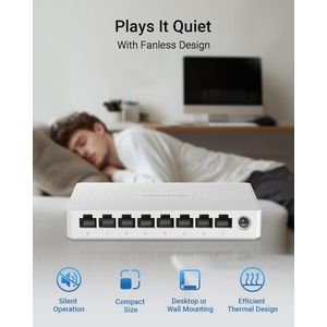 Netwerk Switch - Netwerk Splitter - Unmanaged