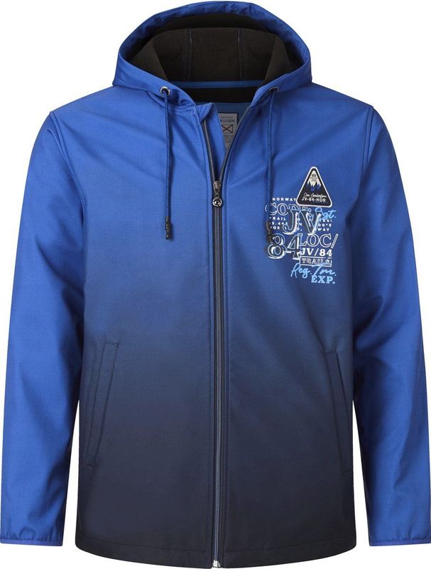 Jan Vanderstorm - LISAKKI - Softshelljack - Blauw - Comfort Fit