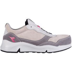Diadora - Athena Low - Werkschoen - Zwart - Suède en Leer