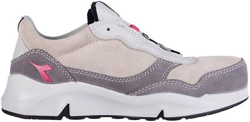 Diadora - Athena Low - Werkschoen - Zwart - Suède en Leer