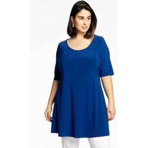 Yoek Travelstof Tuniek DOLCE Blauw