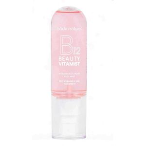 Bade Natural Rozewater Gezichtsspray - Beauty Vitamist - Vitamine B12 & Rozen Gezichtsspray - Hydraterend / Voedend & Verfrissend - Rijk aan antioxidanten Centella Asiatica & Papaya - Dermatologisch getest - Alle huidtypen - 100 ml