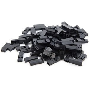 2-Pin Dupont 2.54 mm Connector Behuizing – 50 stuks