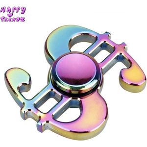 Happy Trendz® Spinner Dollar Geld Teken - Fidget Spinner Dollar teken Rainbow Metal/Handspinner in luxe verpakking - Lux verpakt -