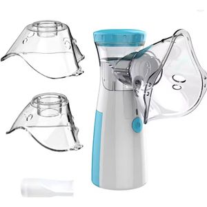 Draagbare Ultrasone Inhalator Mini – Vernevelaar met USB & Batterij – Astma Inhalatieapparaat voor Volwassenen & Kinderen – met 3 Maskers – 15ml
