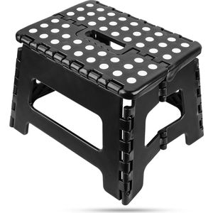 Opstapkruk tot 120 kg - Opvouwbare Kruk voor Kinderen en Volwassenen - Compact en Antislip